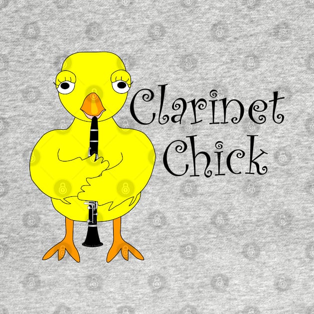 Clarinet Chick Text by Barthol Graphics